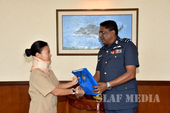 US Defence Attache calls on the Commander