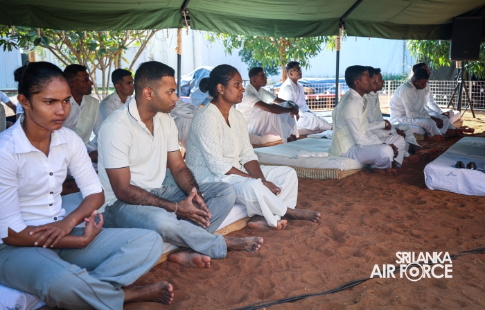 11TH SRI AVIATION CONTINGENT IN MINUSCA MARKS POSON POYA DAY WITH RELIGIOUS OBSERVANCES AT BRIA