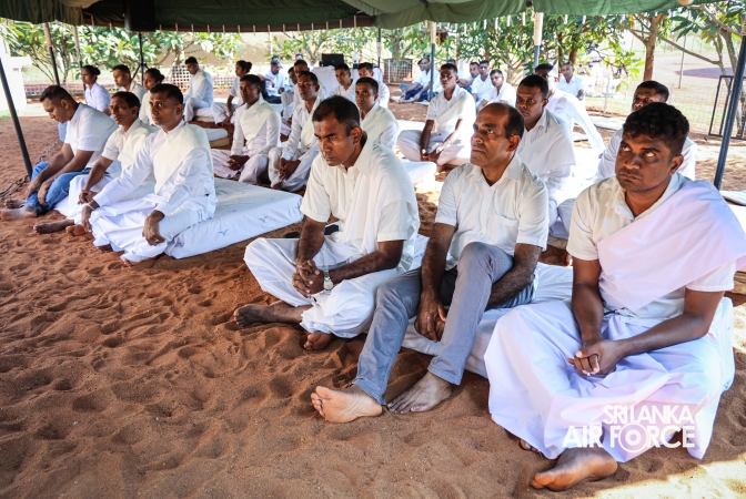 11TH SRI AVIATION CONTINGENT IN MINUSCA MARKS POSON POYA DAY WITH RELIGIOUS OBSERVANCES AT BRIA