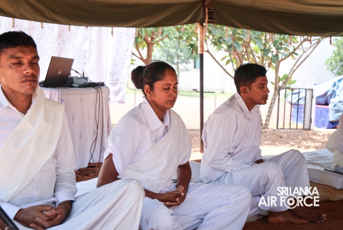 11TH SRI AVIATION CONTINGENT IN MINUSCA MARKS POSON POYA DAY WITH RELIGIOUS OBSERVANCES AT BRIA