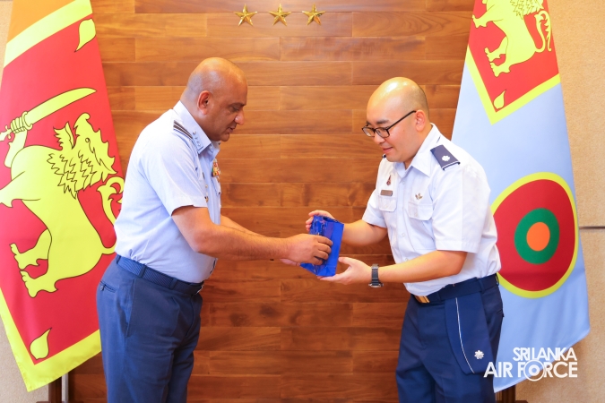 DIVISION CHIEF FOR SECURITY COOPERATION WITH THE UNITED STATES SPACE FORCE PACIFIC COMMAND CALLS ON COMMANDER OF THE AIR FORCE
