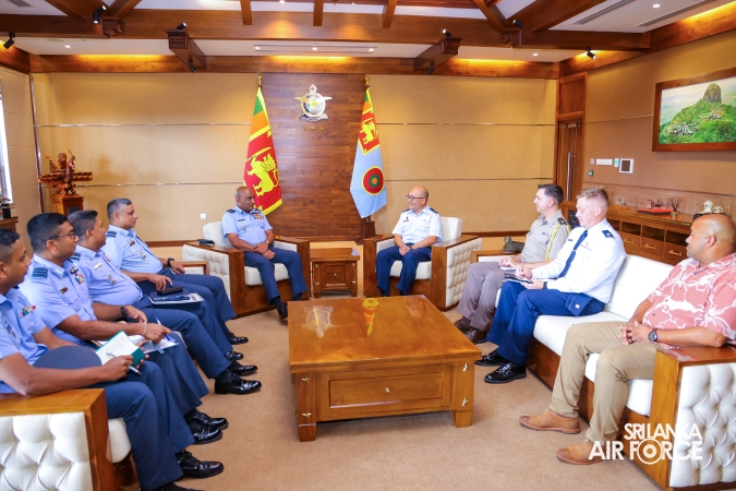 DIVISION CHIEF FOR SECURITY COOPERATION WITH THE UNITED STATES SPACE FORCE PACIFIC COMMAND CALLS ON COMMANDER OF THE AIR FORCE