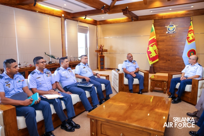 DIVISION CHIEF FOR SECURITY COOPERATION WITH THE UNITED STATES SPACE FORCE PACIFIC COMMAND CALLS ON COMMANDER OF THE AIR FORCE