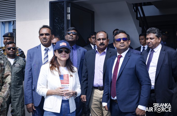 UNITED STATES AIR FORCE C-130 AIRCRAFT ARRIVE IN SRI LANKA TO SUPPORT CYCLONE DITWA RELIEF OPERATIONS