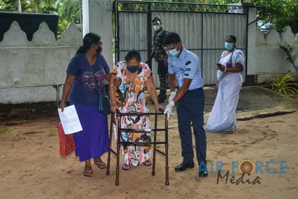 SLAF ESTABLISHES VACCINATIONS CENTRES AS SRI LANKA ACCELERATES VACCINATION DRIVE IN WESTERN PROVINCE