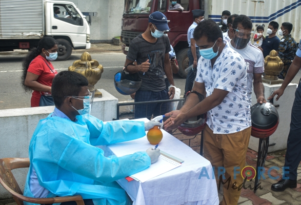 SLAF ESTABLISHES VACCINATIONS CENTRES AS SRI LANKA ACCELERATES VACCINATION DRIVE IN WESTERN PROVINCE