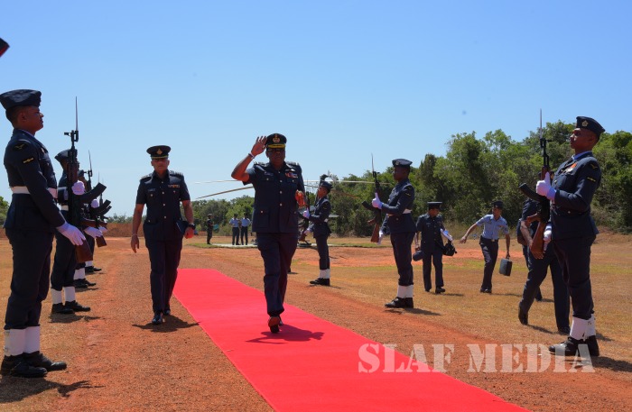 Annual AOC's Inspection at SLAF Regiment Training School Vanni