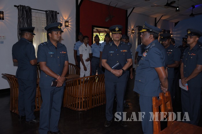 Annual AOC's Inspection at SLAF Regiment Training School Vanni