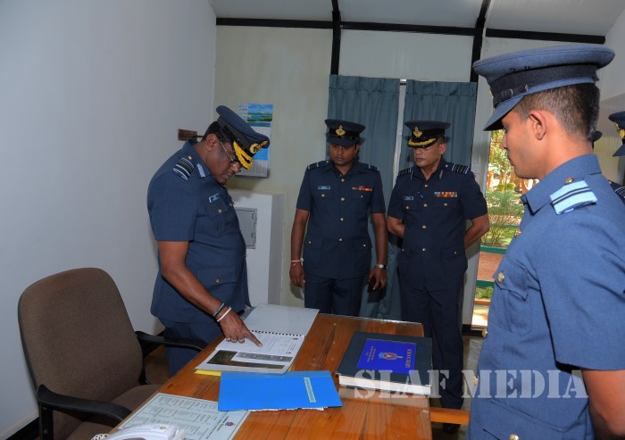Annual AOC's Inspection at SLAF Regiment Training School Vanni