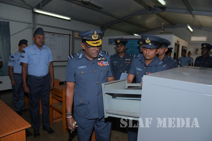 Annual AOC's Inspection at SLAF Regiment Training School Vanni
