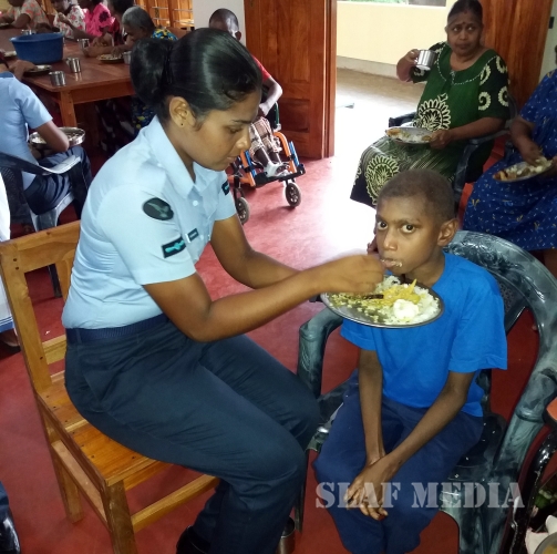 Seva Vanitha Unit RTS Vanni Donates Ration Packs at Pampemadu Orphanage
