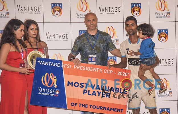 Air Force Blue Eagles Emerges as Runners-Up at the Vantage FFSL Presidents Cup Soccer Tournament 2020