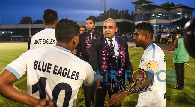 Air Force Blue Eagles Emerges as Runners-Up at the Vantage FFSL Presidents Cup Soccer Tournament 2020