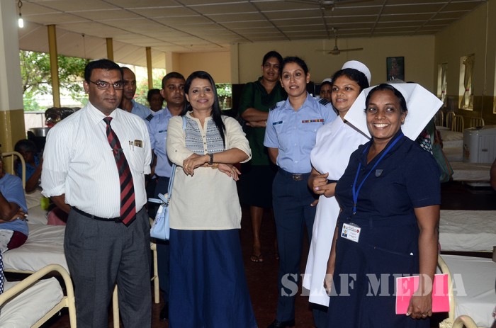 Visit to Ward no. 3 of Mulleriyawa Hospital