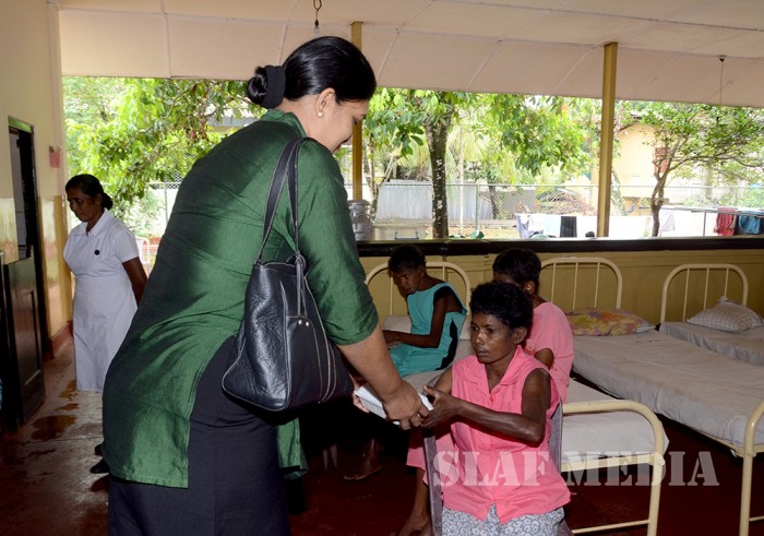 Visit to Ward no. 3 of Mulleriyawa Hospital