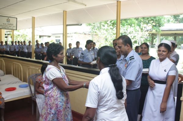 Visit to the Ward No 03 at Mulleriyawa Hospital