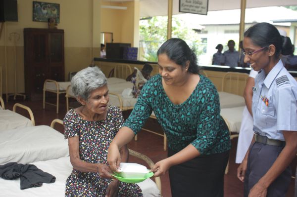 Visit to the Ward No 03 at Mulleriyawa Hospital