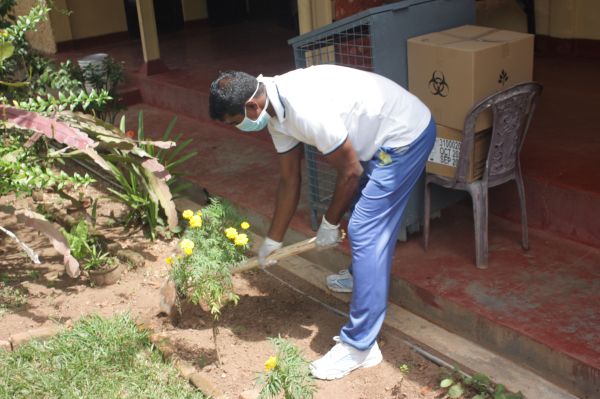 Visit to the Ward No 03 at Mulleriyawa Hospital