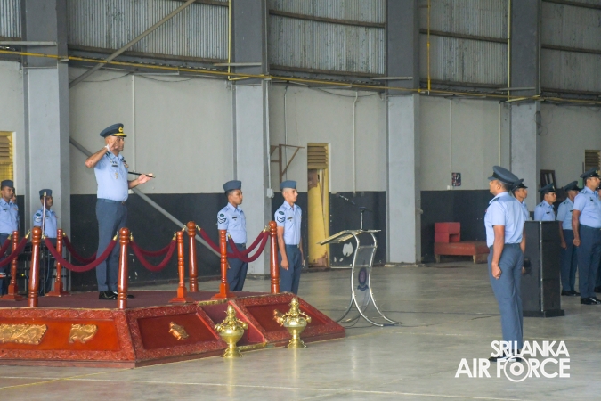SLAF BASE VAVUNIYA MARKS 48TH ANNIVERSARY