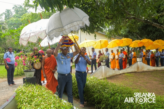 SLAF BASE VAVUNIYA MARKS 48TH ANNIVERSARY