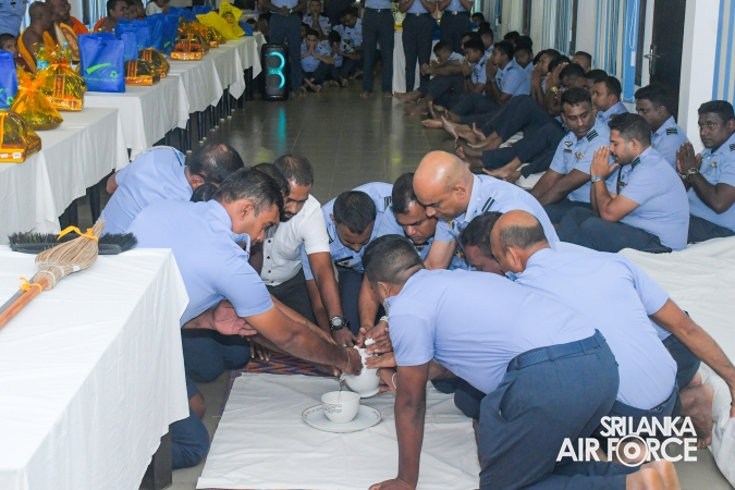 SLAF BASE VAVUNIYA MARKS 48TH ANNIVERSARY