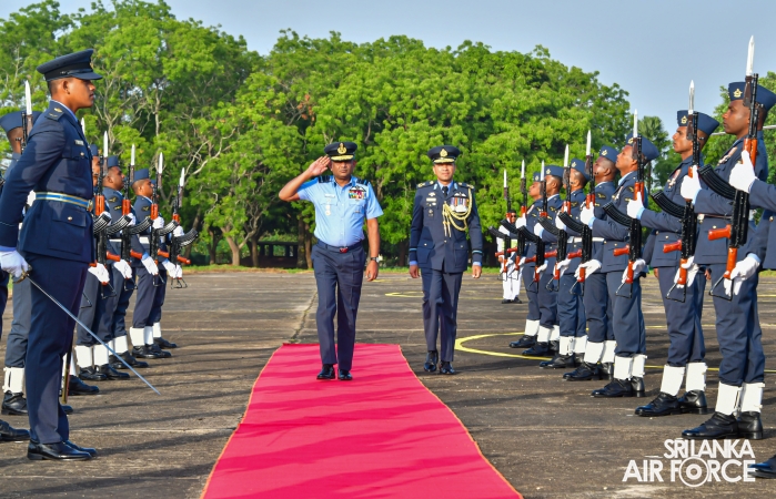 ANNUAL COMMANDER'S INSPECTION AT SLAF BASE VAVUNIYA