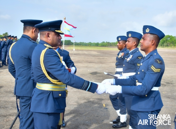 ANNUAL COMMANDER'S INSPECTION AT SLAF BASE VAVUNIYA