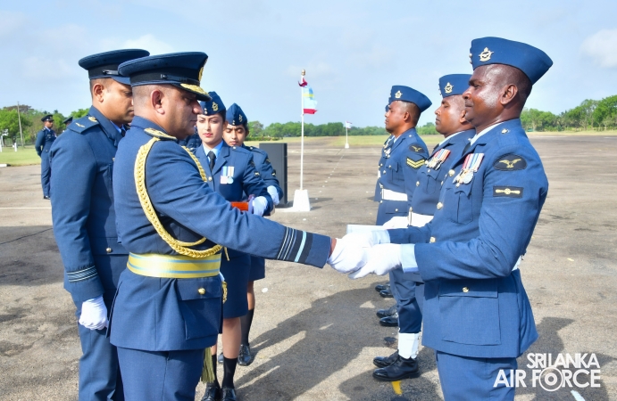 ANNUAL COMMANDER'S INSPECTION AT SLAF BASE VAVUNIYA