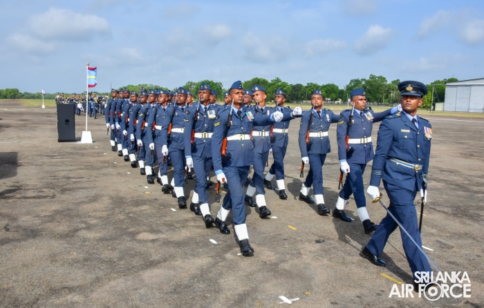 ANNUAL COMMANDER'S INSPECTION AT SLAF BASE VAVUNIYA