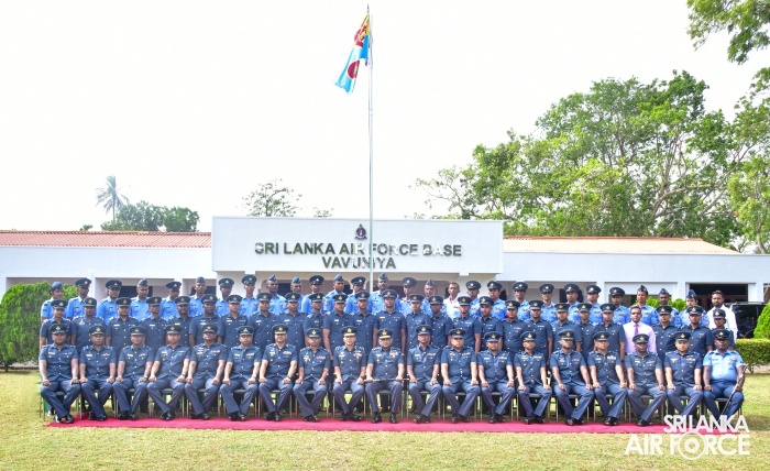 ANNUAL COMMANDER'S INSPECTION AT SLAF BASE VAVUNIYA