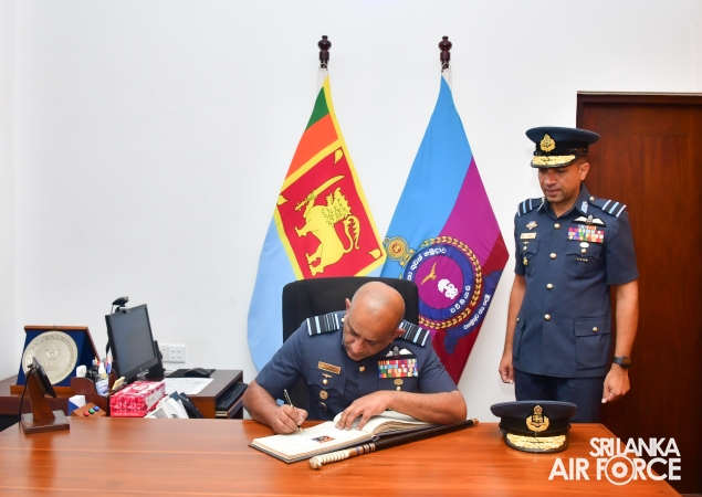 ANNUAL COMMANDER'S INSPECTION AT SLAF BASE VAVUNIYA
