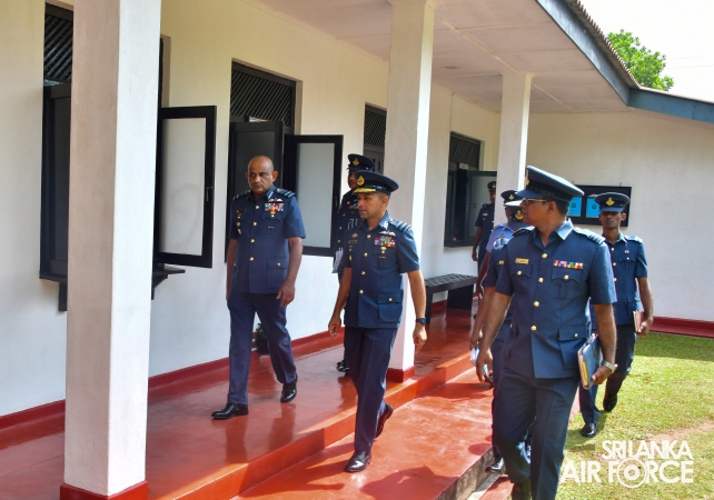 ANNUAL COMMANDER'S INSPECTION AT SLAF BASE VAVUNIYA