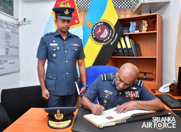 ANNUAL COMMANDER'S INSPECTION AT SLAF BASE VAVUNIYA