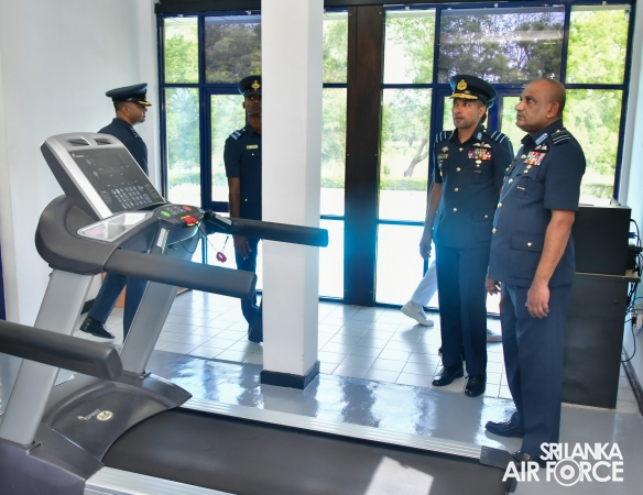 ANNUAL COMMANDER'S INSPECTION AT SLAF BASE VAVUNIYA