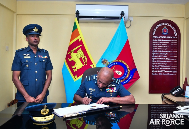 ANNUAL COMMANDER'S INSPECTION AT SLAF BASE VAVUNIYA
