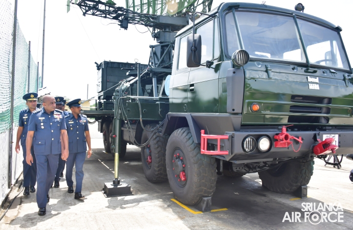 ANNUAL COMMANDER'S INSPECTION AT SLAF BASE VAVUNIYA