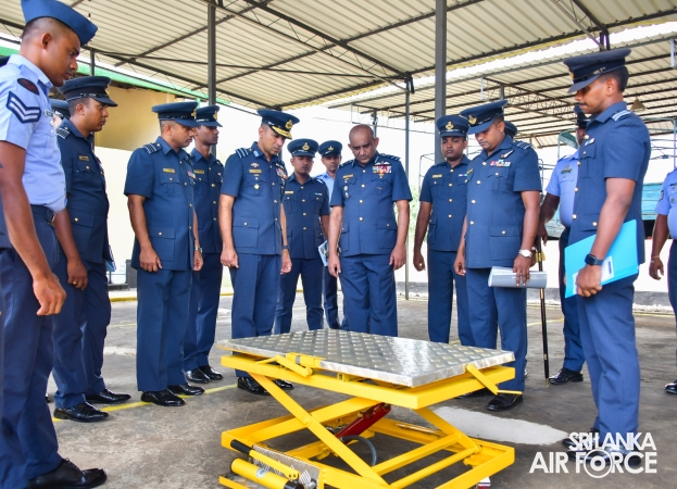 ANNUAL COMMANDER'S INSPECTION AT SLAF BASE VAVUNIYA