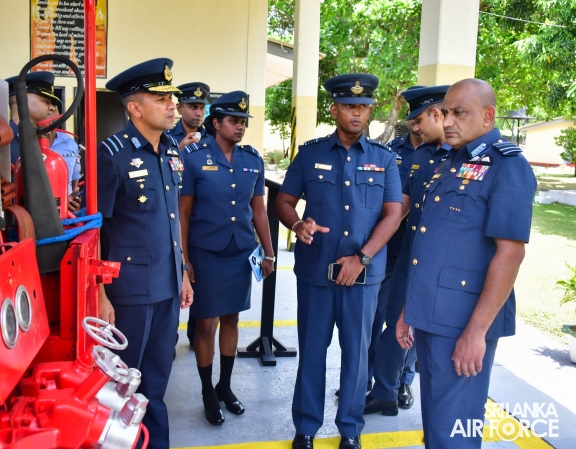 ANNUAL COMMANDER'S INSPECTION AT SLAF BASE VAVUNIYA