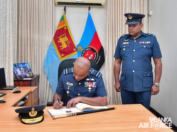 ANNUAL COMMANDER'S INSPECTION AT SLAF BASE VAVUNIYA