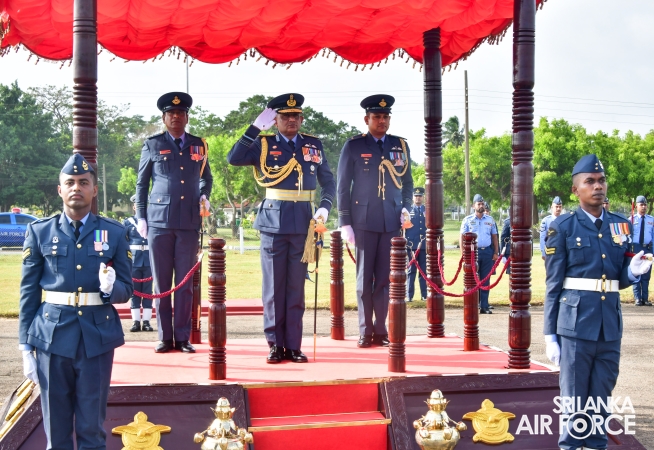 ANNUAL COMMANDER'S INSPECTION AT SLAF BASE VAVUNIYA