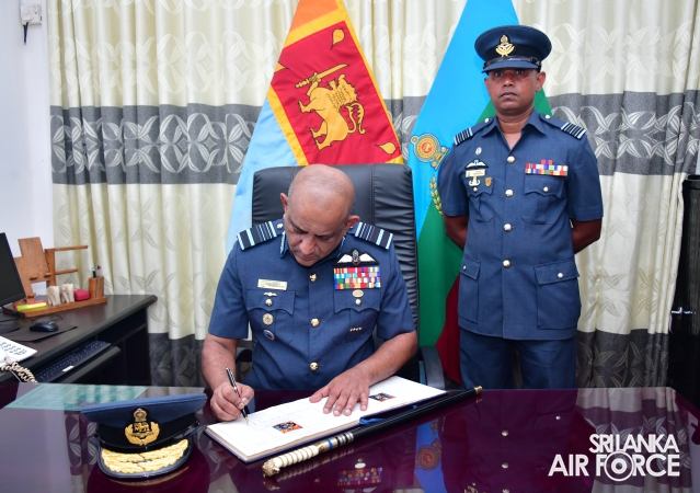 ANNUAL COMMANDER'S INSPECTION AT SLAF BASE VAVUNIYA