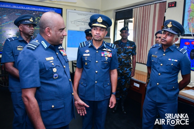 ANNUAL COMMANDER'S INSPECTION AT SLAF BASE VAVUNIYA