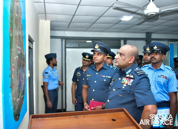 ANNUAL COMMANDER'S INSPECTION AT SLAF BASE VAVUNIYA