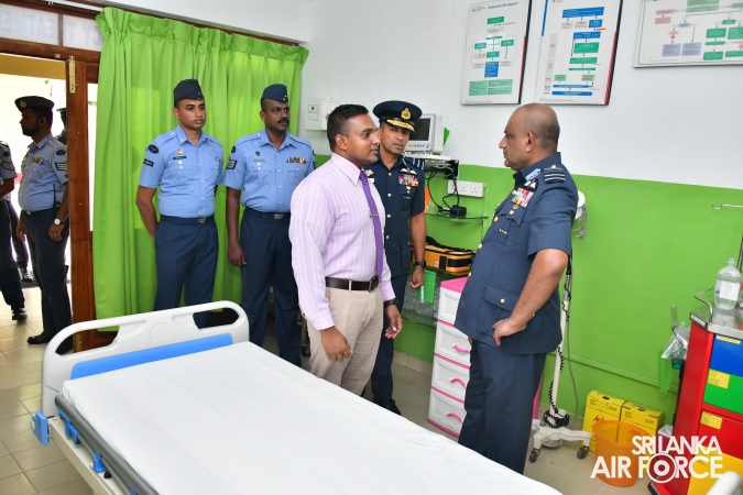 ANNUAL COMMANDER'S INSPECTION AT SLAF BASE VAVUNIYA