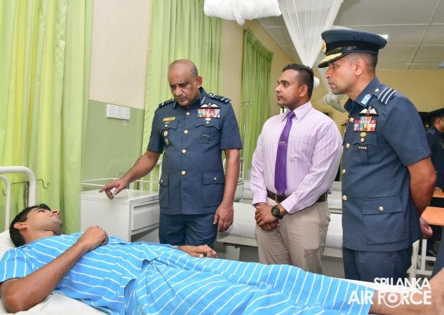 ANNUAL COMMANDER'S INSPECTION AT SLAF BASE VAVUNIYA