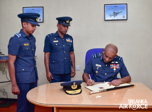 ANNUAL COMMANDER'S INSPECTION AT SLAF BASE VAVUNIYA