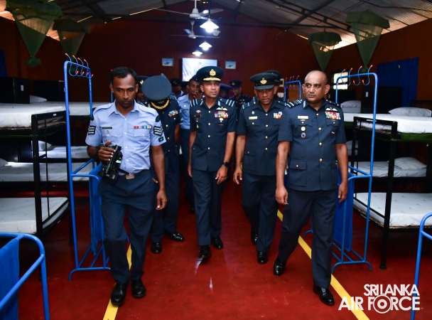 ANNUAL COMMANDER'S INSPECTION AT SLAF BASE VAVUNIYA