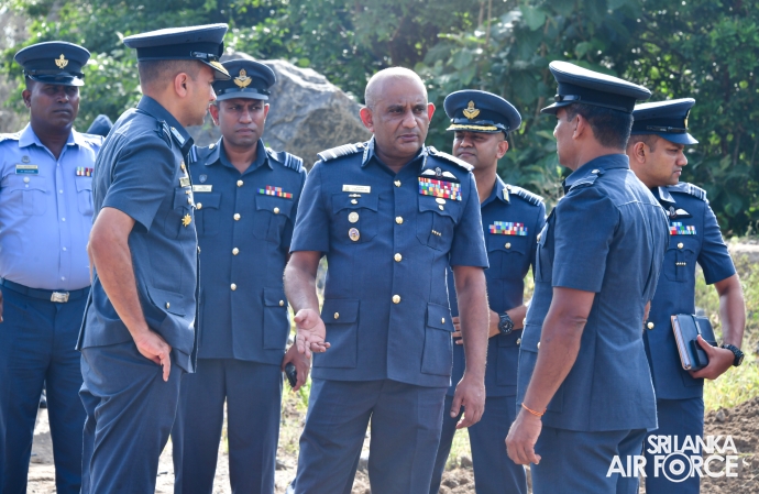 ANNUAL COMMANDER'S INSPECTION AT SLAF BASE VAVUNIYA