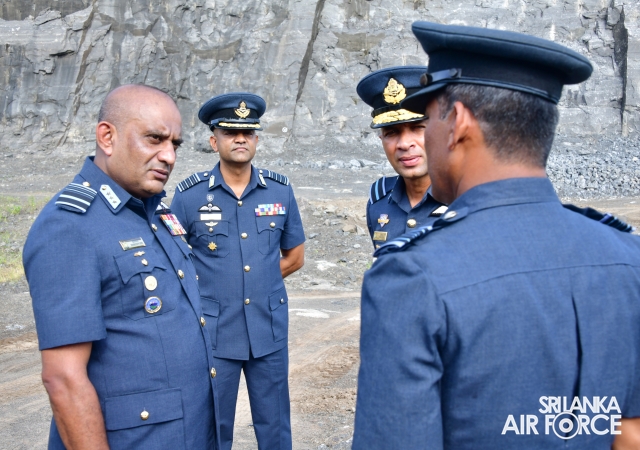 ANNUAL COMMANDER'S INSPECTION AT SLAF BASE VAVUNIYA