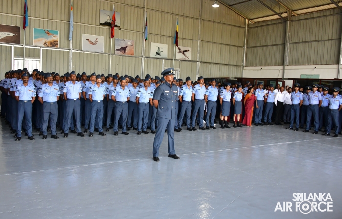 ANNUAL COMMANDER'S INSPECTION AT SLAF BASE VAVUNIYA
